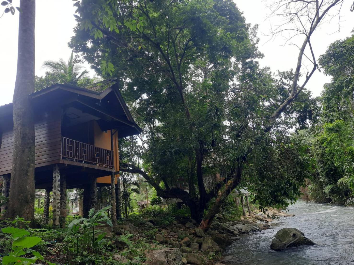 Tree Tops River Huts Khao Sok National Park Esterno foto